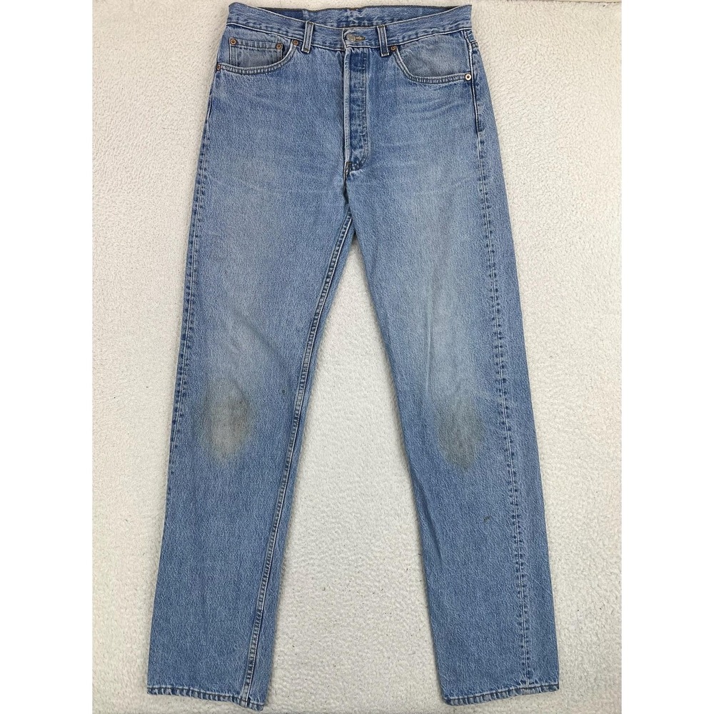 Vintage Levi's 501 Mens 33x36 Blue Straight Cotton Denim USA 90s 501-0191